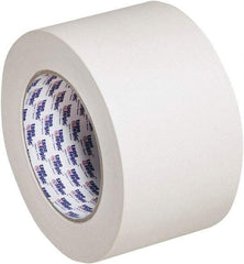 Tape Logic - 3" Wide x 60 Yd Long Tan Crepe Paper Masking Tape - 4.9 mil Thick - Exact Industrial Supply