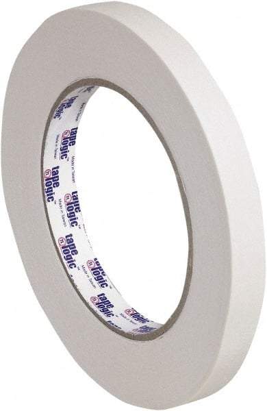 Tape Logic - 1/2" Wide x 60 Yd Long Tan Crepe Paper Masking Tape - 5.6 mil Thick - Exact Industrial Supply