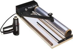 Made in USA - 13" Wide, Portable Shrink Wrap System - Contains Bar Sealer, Variable Temp Heat Gun, 12"x100 Roll of 75 Gauge PVC Shink Film, 1 Super Sealer Service Kit - Exact Industrial Supply