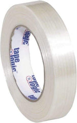 Tape Logic - 1" x 60 Yd Clear Hot Melt Adhesive Strapping Tape - Polypropylene Film Backing, 5.1 mil Thick, 275 Lb Tensile Strength - Exact Industrial Supply