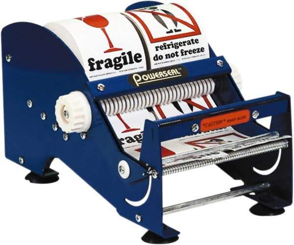 Tape Logic - Blue Steel Label Dispensers - For Multi-Use - Exact Industrial Supply