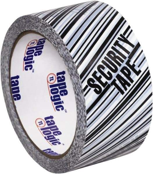 Tape Logic - 3,960" Long, Black/White Security Tape - For Multi-Use - Exact Industrial Supply