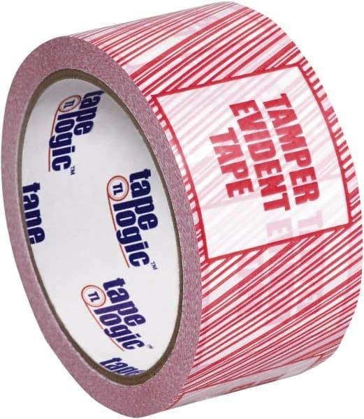 Tape Logic - 3,960" Long, Red/White Security Tape - For Multi-Use - Exact Industrial Supply