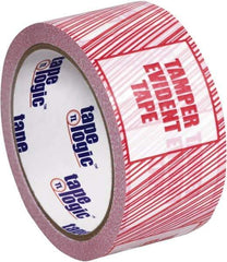 Tape Logic - 3,960" Long, Red/White Security Tape - For Multi-Use - Exact Industrial Supply