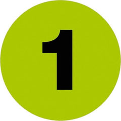 Tape Logic - 4" Long, Fluorescent Green Paper Inventory Labels - For Multi-Use - Exact Industrial Supply