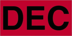 Tape Logic - 6" Long, Fluorescent Red Paper Inventory Labels - For Multi-Use - Exact Industrial Supply