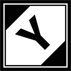 Tape Logic - 4-1/4" Long, Black/White Paper D.O.T. Labels - For Multi-Use - Exact Industrial Supply