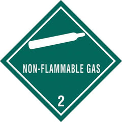 Tape Logic - 4" Long, Green/White Paper D.O.T. Labels - For Multi-Use - Exact Industrial Supply