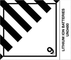 Tape Logic - 4-3/4" Long, Black/White Paper D.O.T. Labels - For Multi-Use - Exact Industrial Supply