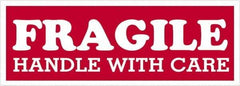 Tape Logic - 4" Long, Red/White Paper Shipping Label - For Multi-Use - Exact Industrial Supply