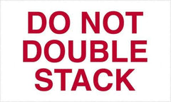 Tape Logic - 5" Long, Red/White Paper Shipping Label - For Multi-Use - Exact Industrial Supply