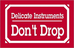 Tape Logic - 5" Long, Red/White Paper Shipping Label - For Multi-Use - Exact Industrial Supply