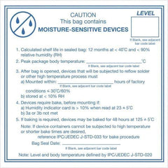 Tape Logic - 4" Long, Blue/White Paper Shipping Label - For Multi-Use - Exact Industrial Supply