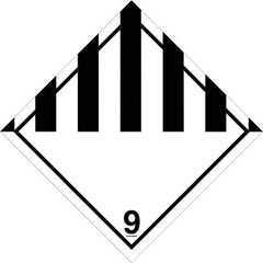 Tape Logic - 4" Long, Black/White Paper D.O.T. Labels - For Multi-Use - Exact Industrial Supply
