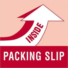 Tape Logic - 4" Long, Red/White Paper Shipping Label - For Multi-Use - Exact Industrial Supply