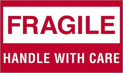 Tape Logic - 5" Long, Red/White Paper Shipping Label - For Multi-Use - Exact Industrial Supply