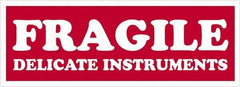 Tape Logic - 4" Long, Red/White Paper Shipping Label - For Multi-Use - Exact Industrial Supply