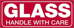 Tape Logic - 4" Long, Red/White Paper Shipping Label - For Multi-Use - Exact Industrial Supply