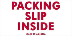 Tape Logic - 4" Long, Red/White Paper Shipping Label - For Multi-Use - Exact Industrial Supply