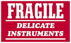 Tape Logic - 4" Long, Red/White Paper Shipping Label - For Multi-Use - Exact Industrial Supply