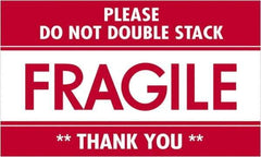 Tape Logic - 5" Long, Red/White Paper Shipping Label - For Multi-Use - Exact Industrial Supply