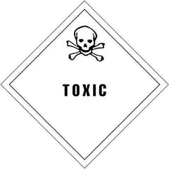 Tape Logic - 4" Long, Black/White Paper D.O.T. Labels - For Multi-Use - Exact Industrial Supply