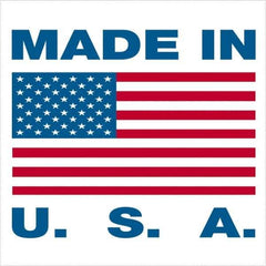 Tape Logic - 5/8" Long, White, Blue, & Red Paper Shipping Label - For Multi-Use - Exact Industrial Supply