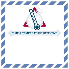 Tape Logic - 4-1/4" Long, White, Blue, & Red Paper D.O.T. Labels - For Multi-Use - Exact Industrial Supply