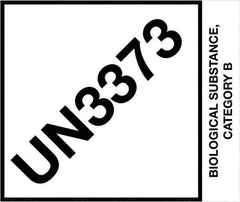 Tape Logic - 4-3/4" Long, Black/White Paper D.O.T. Labels - For Multi-Use - Exact Industrial Supply