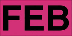 Tape Logic - 6" Long, Fluorescent Pink Paper Inventory Labels - For Multi-Use - Exact Industrial Supply