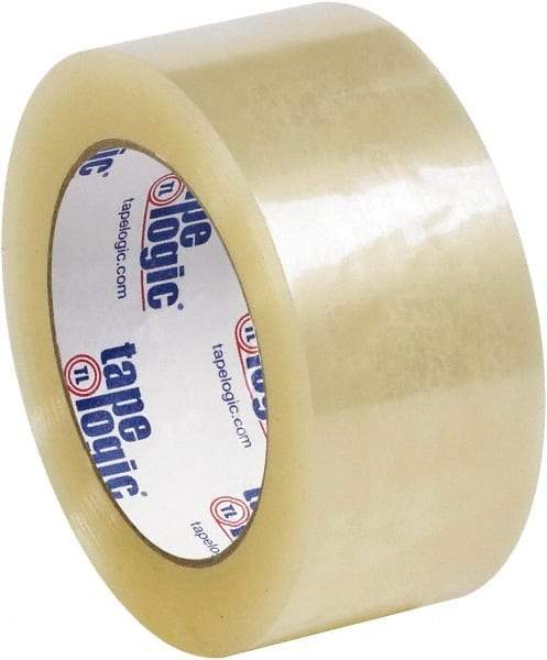 Tape Logic - 2" x 55 Yd Clear Acrylic Adhesive Packaging Tape - Polypropylene Film Backing, 2.6 mil Thick - Exact Industrial Supply