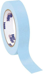 Tape Logic - 1" Wide x 60 Yd Long Blue Crepe Paper Masking Tape - 4.9 mil Thick - Exact Industrial Supply