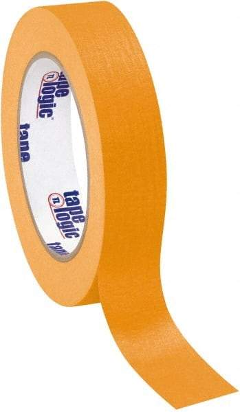 Tape Logic - 1" Wide x 60 Yd Long Orange Crepe Paper Masking Tape - 4.9 mil Thick - Exact Industrial Supply