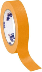 Tape Logic - 1" Wide x 60 Yd Long Orange Crepe Paper Masking Tape - 4.9 mil Thick - Exact Industrial Supply