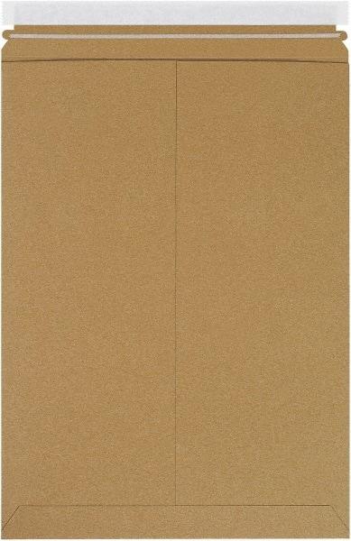 Made in USA - 19" Long x 14-1/4" Wide Peel-Off Self-Seal Flat Mailer - Kraft - Exact Industrial Supply