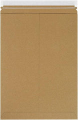 Made in USA - 15" Long x 10-1/2" Wide Peel-Off Self-Seal Flat Mailer - Kraft - Exact Industrial Supply