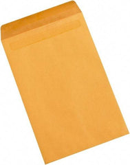 Made in USA - 15" Long x 10" Wide Self Seal Natural Kraft Envelope - Kraft - Exact Industrial Supply