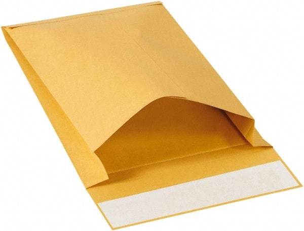 Made in USA - 12" Long x 9" Wide Peel-Off Self-Seal Natural Kraft Envelope - Kraft - Exact Industrial Supply