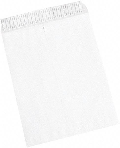 Made in USA - 15-1/2" Long x 12" Wide Peel-Off Self-Seal White Catalog Envelope - White - Exact Industrial Supply