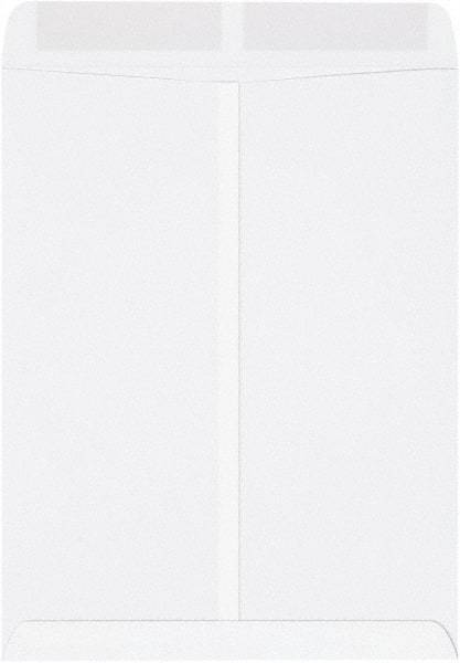 Made in USA - 13" Long x 10" Wide Gummed Flap White Catalog Envelope - White - Exact Industrial Supply