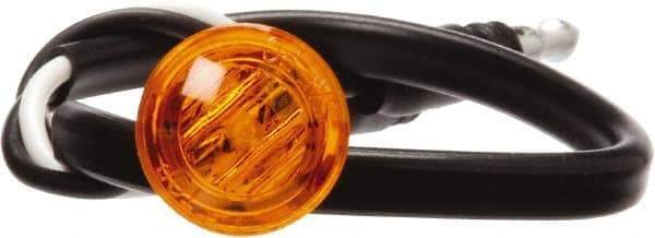 Truck-Lite - 3/4" Long, Yellow LED Marker Clearance - 12 Volts - Exact Industrial Supply