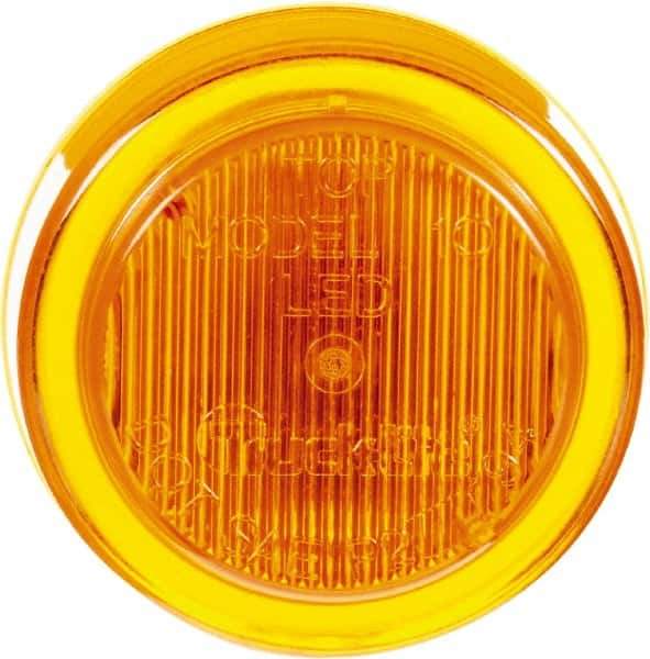 Truck-Lite - 2-1/2" Long, Yellow LED Marker Clearance - 12 Volts - Exact Industrial Supply