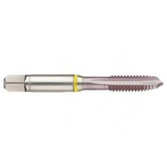 M20x2.5 6H 4-Flute Cobalt Yellow Ring Spiral Point Plug Tap-MolyGlide - Exact Industrial Supply