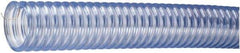Kuriyama of America - 1-25/32" ID x 2.2" OD, 45 Max psi, 28 In. Hg, Dry Material Handling & Transfer Hose - PVC with Grounding Wire, -4 to 150°F, 4" Bend Radius, 60' Coil Length, Transparent - Exact Industrial Supply