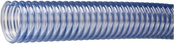 Kuriyama of America - 4" ID x 4.72" OD, 35 Max psi, 24 In. Hg, Dry Material Handling & Transfer Hose - PVC, -4 to 150°F, 10" Bend Radius, 50' Coil Length, Transparent - Exact Industrial Supply