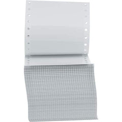 UNIVERSAL - 5" Long, White Paper Shipping Label - For Dot Matrix Printers - Exact Industrial Supply