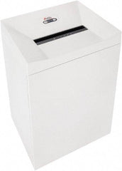 Ability One - 4mm x 37mm" Strip, 17 Sheet Cross Cut Paper Office Shredder - 13-1/2" Long x 18" Wide x 25" High, Level 4 Security, 69 Gal Wastebasket - Exact Industrial Supply