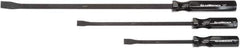 GearWrench - 3 Piece Pry Bar Set - Includes 12, 17 & 25" Lengths - Exact Industrial Supply
