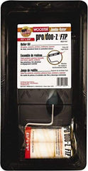 Wooster Brush - 14" Long, Mini Roller Kit - Steel Frame, Includes Paint Tray, Roller Cover & Frame - Exact Industrial Supply