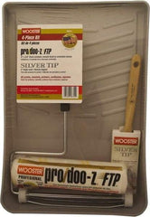 Wooster Brush - 2" Angled Polyester Angular Brush - 2-11/16" Bristle Length, 6-1/2" Wood Fluted Handle - Exact Industrial Supply